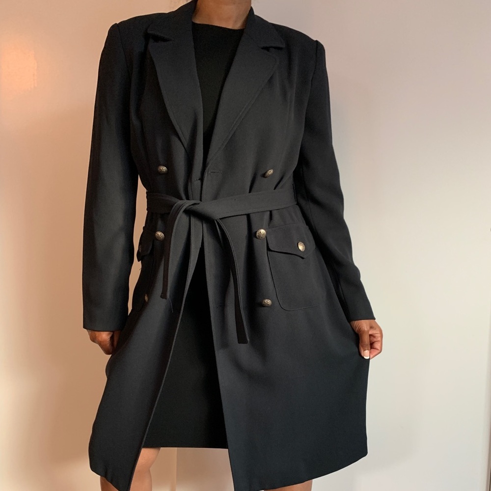 Longline blazer by CASUAL CORNER navy
